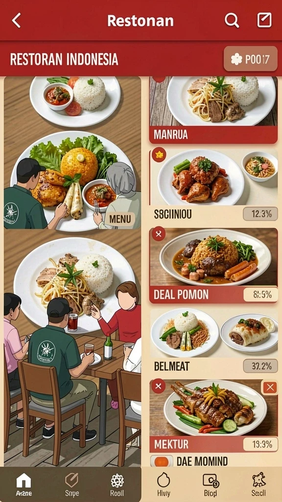 77rp - Grafis yang kaya warna dan detail yang tajam.