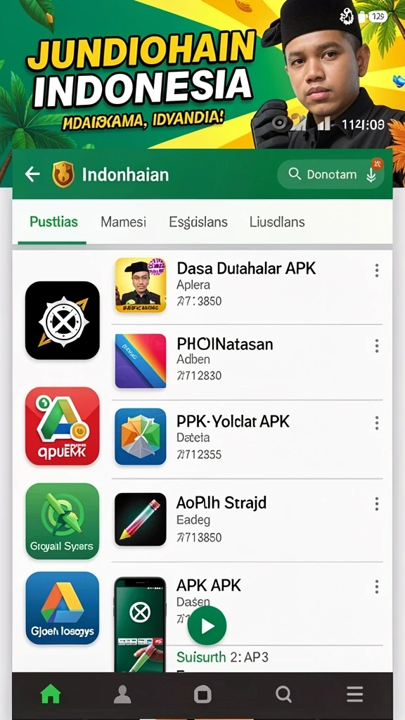 katawin - Tampilan antarmuka yang sederhana dan intuitif.