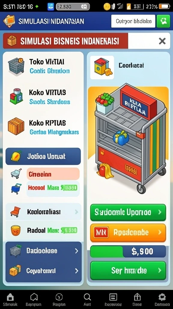 rezekigo - Tampilan antarmuka yang menarik dan mudah digunakan.